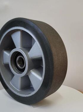 洗地机防滑轮1750x防5聚氨酯防滑轮机洗地机滑轮175*50扫地脚轮