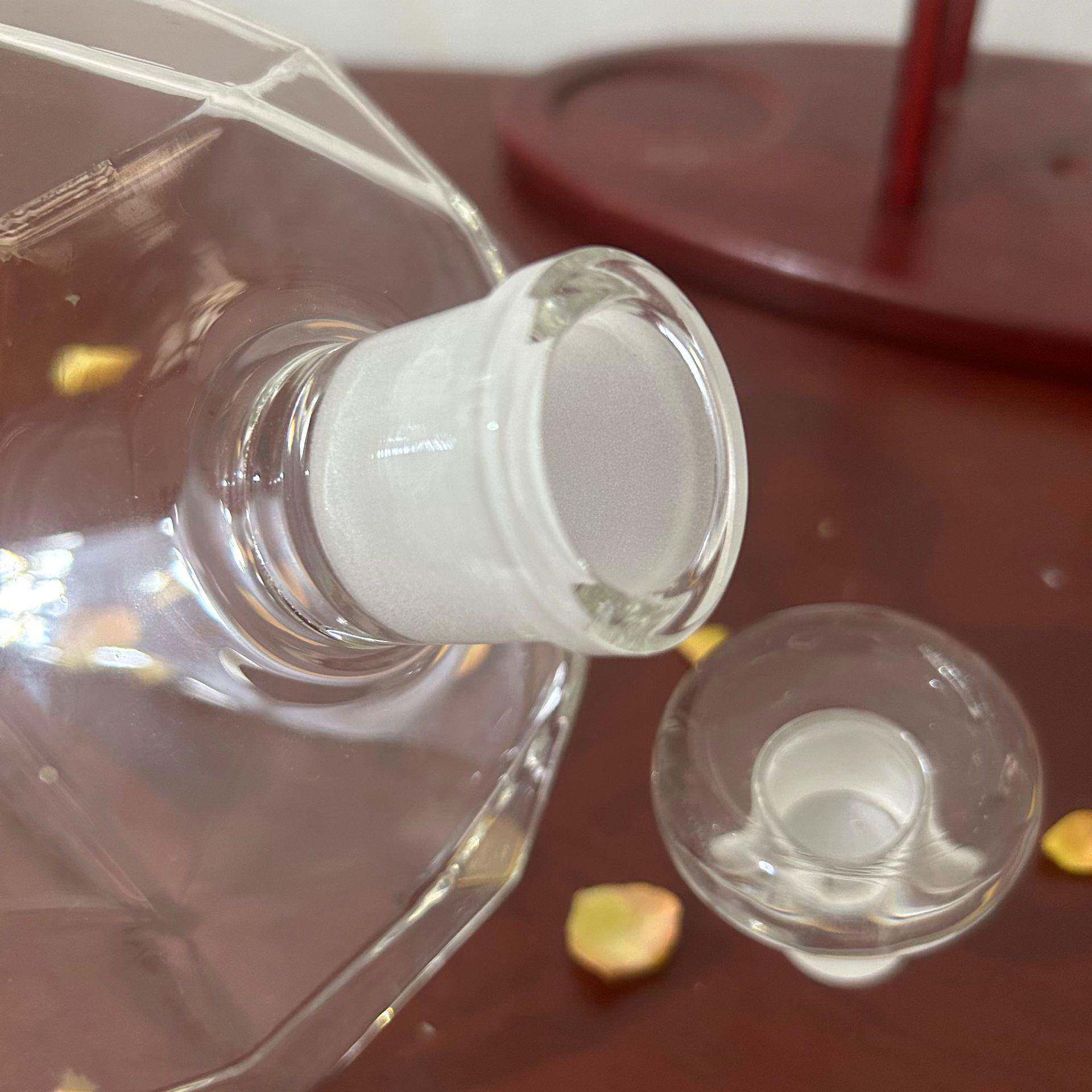 出口士忌酒器CJQ-12创意造型伏盛特威加红酒酒器醒钻石玻璃酒瓶