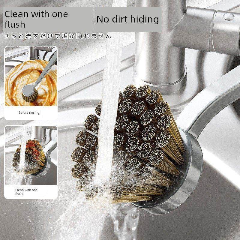 日本进口日本铜丝锅刷神器厨房脱脂锅刷家用不粘油铁锅刷,家庭/个人清洁工具,厨房用刷,淘宝优惠券,粉丝福利购,淘宝优惠卷