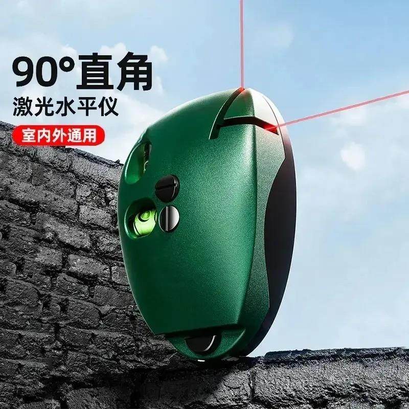 【领券立减50】激光水平仪90度红光双线直角电子地线自动力投线仪