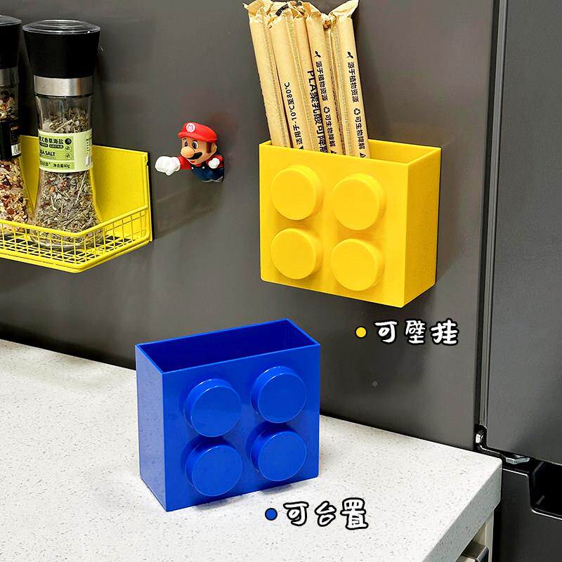 日本厨房纳冰挂箱侧面置物架磁吸37564鲜膜侧边壁式墙保上收盒