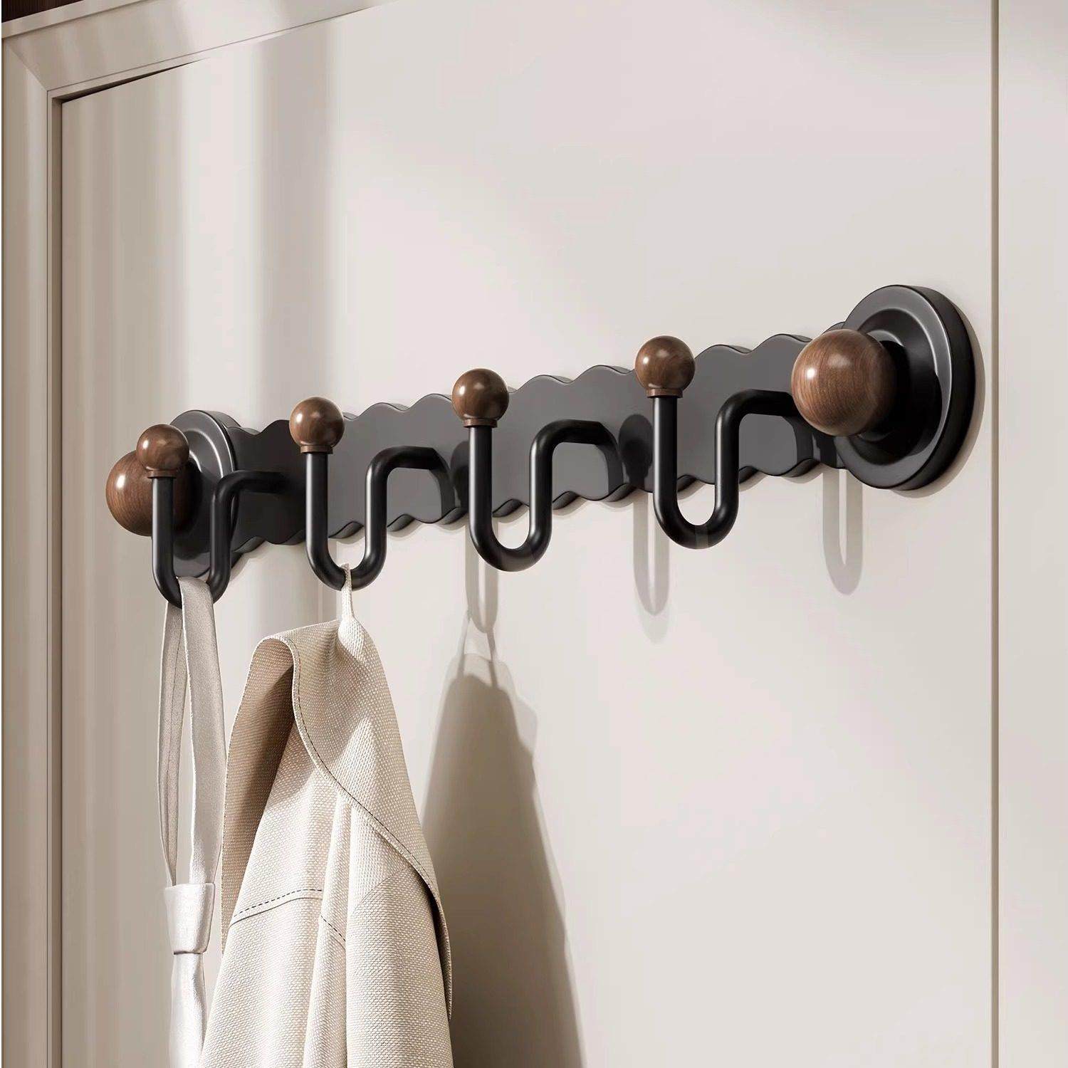 德国EA中古风吸盘门后挂钩卫生间收纳免打孔挂衣架玄关衣服置物,收纳整理,挂门置物架,淘宝优惠券,粉丝福利购,淘宝优惠卷