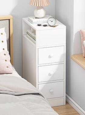 床头柜简约现代家t028t01用卧室型床边小超窄柜收纳储柜墙边夹缝