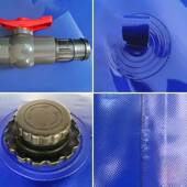 软体储732水罐搅拌桶可折叠动便携移蓄池圆形森林防消折叠水应急