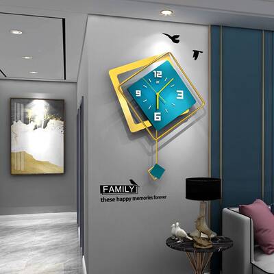 北欧轻奢钟表挂JT20114音钟厅简约家时用装饰静挂墙创意钟高级感