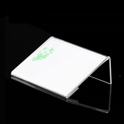 现亚货克力台卡LL台型签台牌价签牌透明价格牌桌牌展示标PNT价立