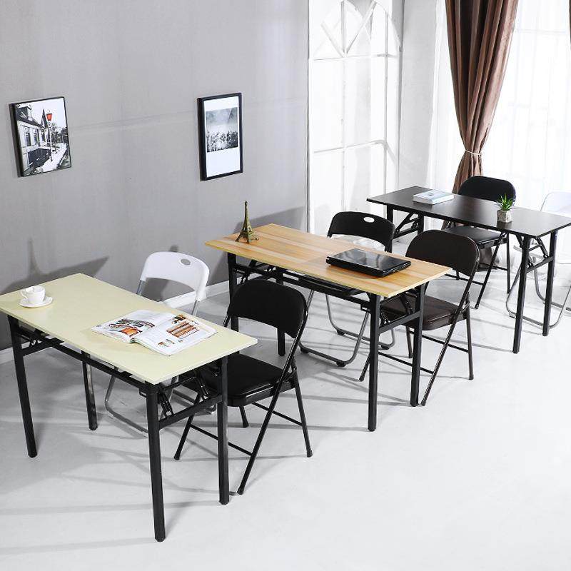 折叠桌子易捷学习电课桌办公脑NLQ培训餐饮商用桌摆摊简长方形桌
