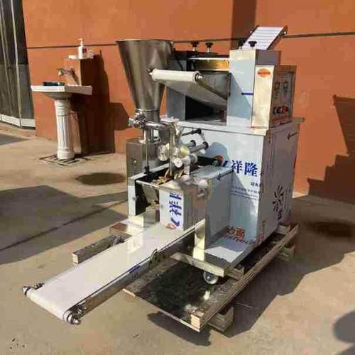 商用食堂不锈钢饺子机家用全自动水饺机花边圆形仿手工水饺机