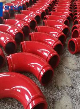 三.一泵车臂架双耐磨弯头R39180*90头°双耐磨弯快层层速管卡