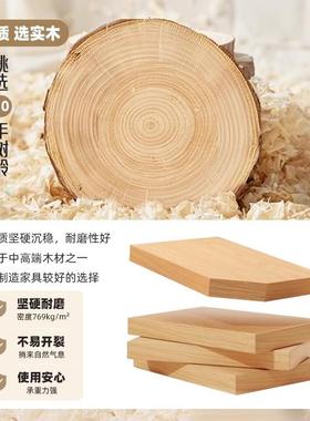 实木桌家桌用学习桌卧室电书脑学生习写字桌办公HIU学桌简约现代