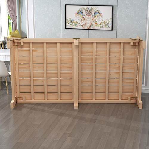 折叠床床单人实木床成人床简易儿童床一米多型号二单人床午床1米