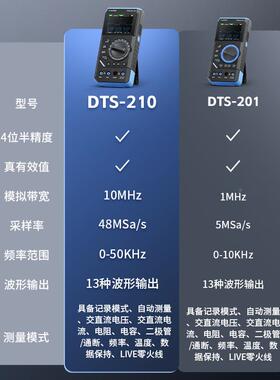 SFN数IRSIDST210/2DT210/201三合一四位半字万用表10M示波发器信