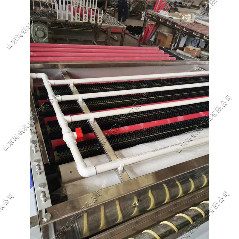 卧式小型毛刷玻璃清洗烘干一体机