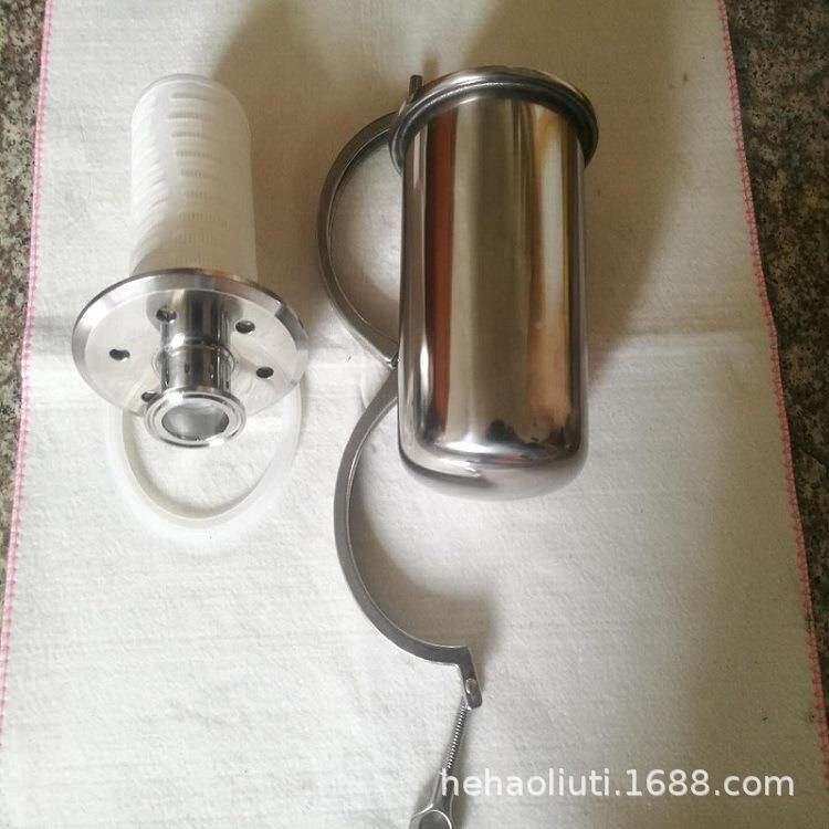 和豪不锈钢2.5寸hh-hxq-0空气气呼换吸器滤芯可更水罐换吸用呼器