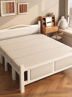 加固成折叠床单BLU人家用人木板床简小易出租屋双硬板人床静音午