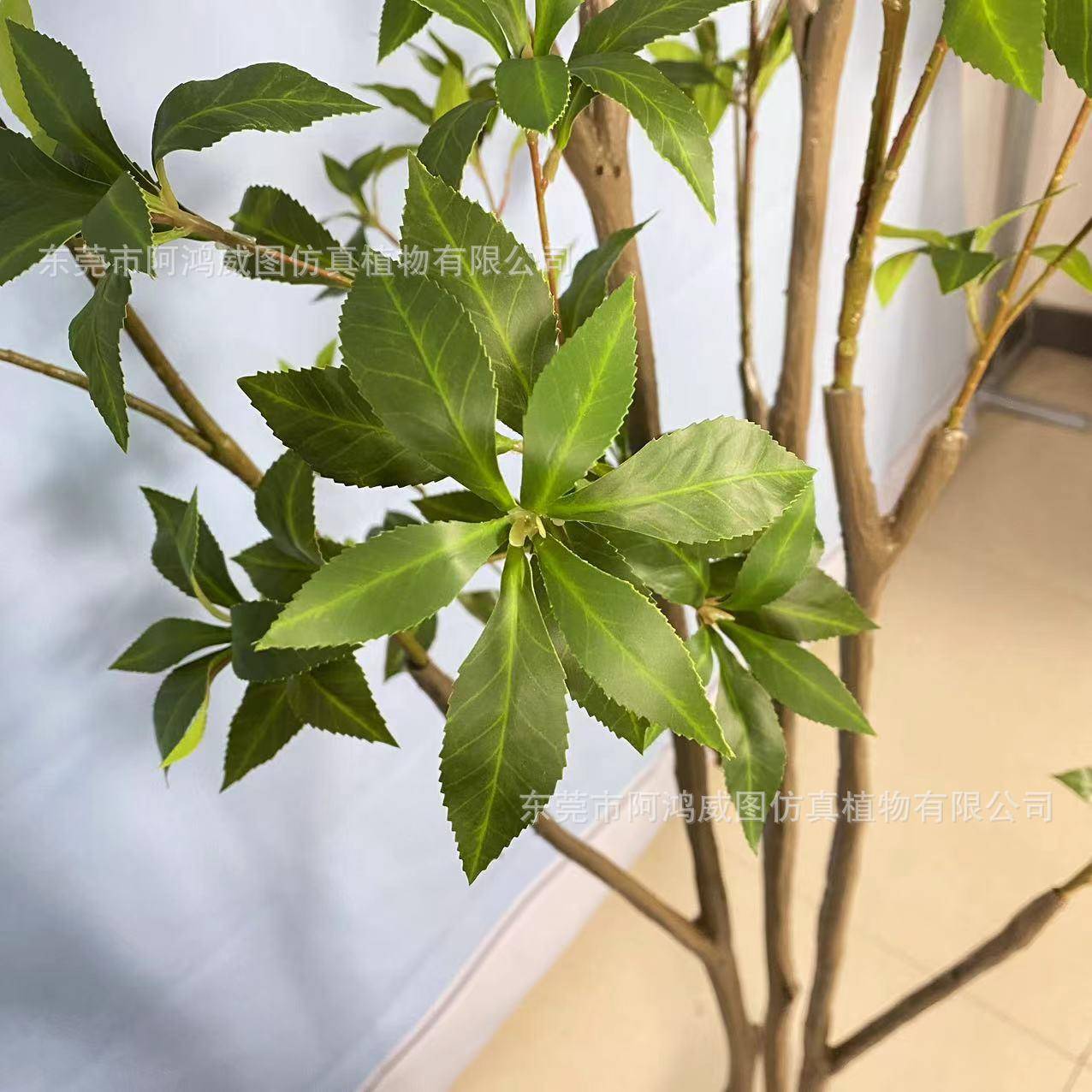 生仿真绿植高端轻木奢马醉盆仿真马醉客厅大小型落地景仿植物装饰