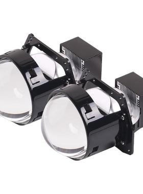 三为车灯NSAVS5led双I专业3寸S57瓦6000KLED光透双5镜大灯升级改