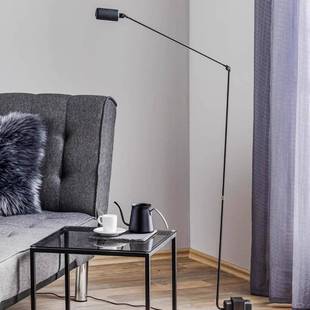 12180意大利L客umna落地灯设计师简复古风厅i书房可调节摇约臂阅