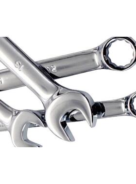 钢盾(SHEFFI手EL32512D)017100制精抛光9件两用加长梅公花开口扳