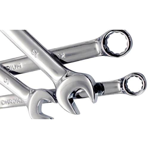 钢盾(SHEFFI手EL32512D)017100制精抛光9件两用加长梅公花开口扳