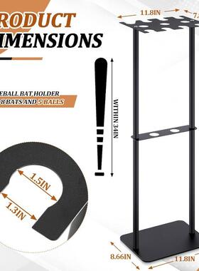 金属棒球棒支架地落棒球架棒球展示收纳PF-SL101架动垒球棒运器材
