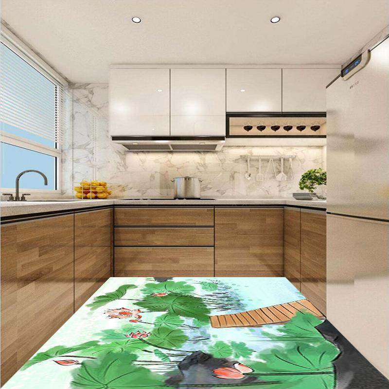 脚厨房防滑防油垫满可裁剪硅泥皮革木纹系列地0918-4垫地铺毯厨藻,居家布艺,地毯,淘宝优惠券,粉丝福利购,淘宝优惠卷