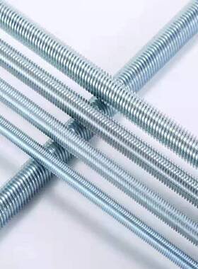 直销国镀锌丝杠标场非标螺市标螺杆牙条全牙纹VJM吊顶螺栓3米1米