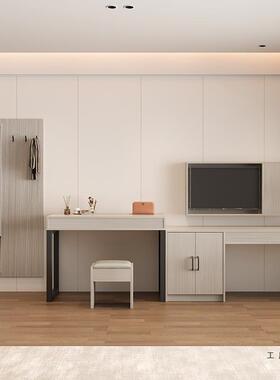 定行755制酒店家具电视桌李柜挂衣板宾组合全桌公寓套馆家具定制