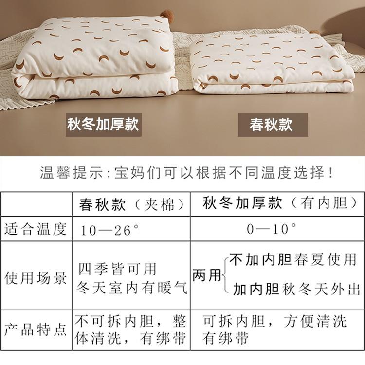 婴儿被秋冬季生纯棉加厚款新包婴儿用品初BB254126生宝产房抱被两