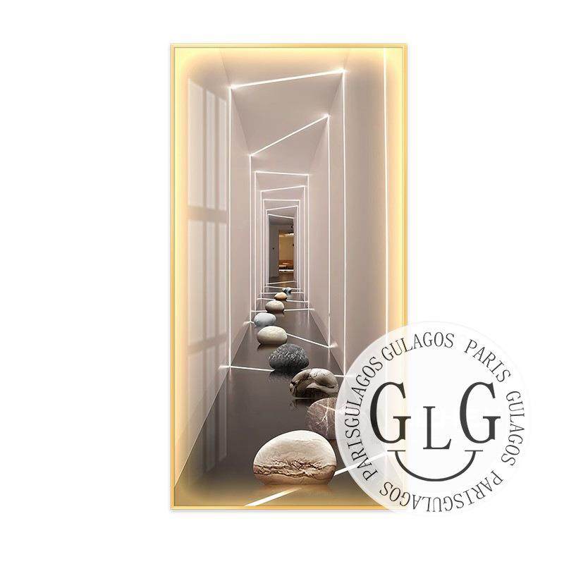GU户LAGOS轻奢LED带玄关装饰画入挂画壁走廊画过道RXY简约空灯间