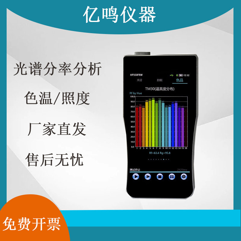 HP350C手持光谱仪色温显色指数