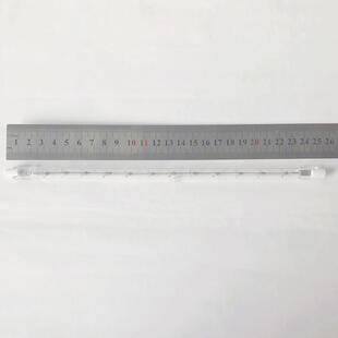 红外加线加热灯管220220V10001000W热灯管VR7S透明总长255mm