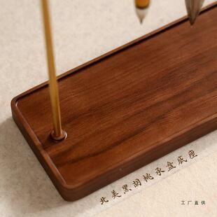 齐云承笔挂毛笔架件木实创意新中文式书法用木器文房373四宝摆挂