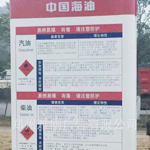 销标中国海油加油站油罐区油品危直牌害告知ZHYYGQP 牌服务承诺牌