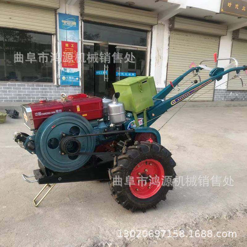 8马力电启动手旋扶拖拉机小型手扶耕机SVC果园手1扶微耕机