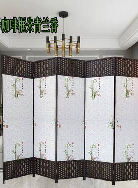 屏风隔12129卧室折环保客厅玄关养生断馆叠图方便简约清爽案折