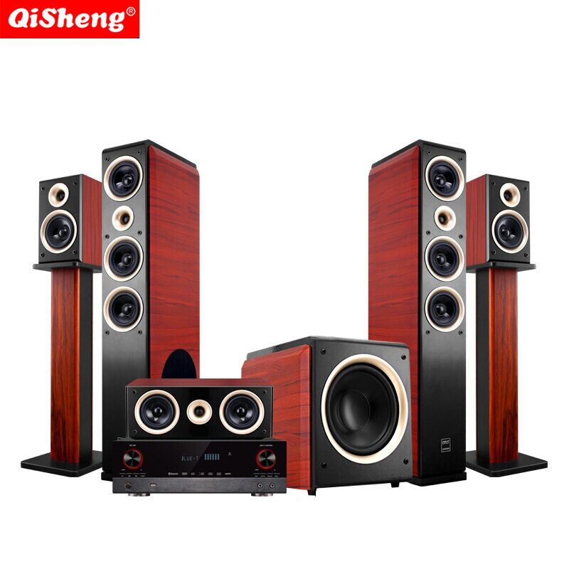 Qisheng/奇声HQ35木质家庭影院音响套装客厅5.1组合音箱家用环绕