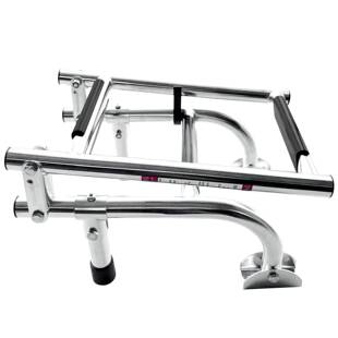 船用3节水梯不锈钢下船2五+1折叠梯子泳HXZ梯用金游艇配件