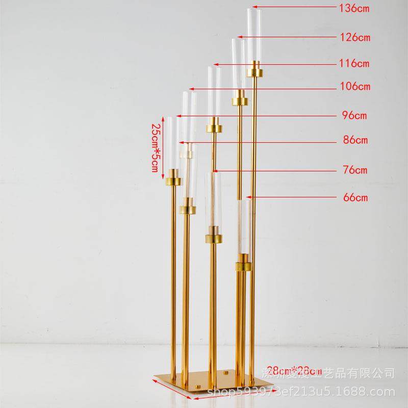 新款铁婚庆道253具艺路引烛布台八头步步高烛台平行款场地置道具,家居饰品,烛台,淘宝优惠券,粉丝福利购,淘宝优惠卷