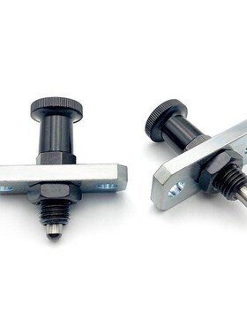 自锁型细牙带法兰型旋钮柱塞FPXY/FPXR8 10 12 16 16L 分度弹簧销