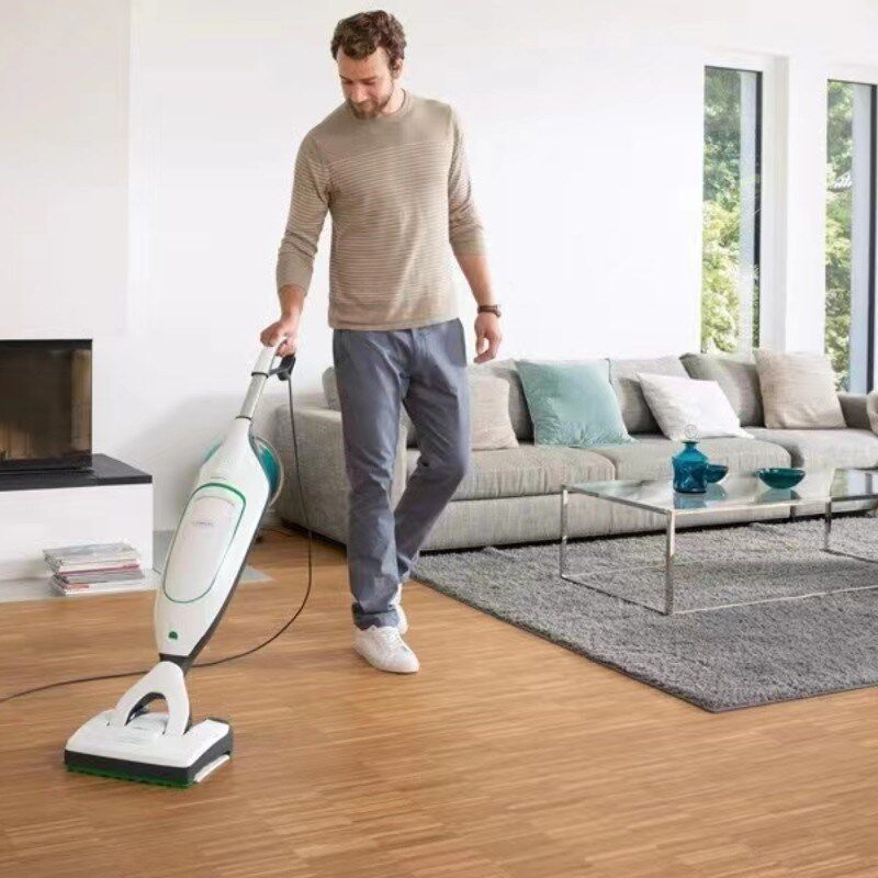 VK200有线吸尘器干湿两用多功能湿擦洗地机 德国原装双电机大吸力