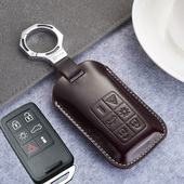 适用于沃尔沃老款 S60钥匙包套S80L女男XC60高档V40汽车V60扣纯皮