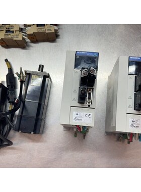 s菱伺服驱动器MR-J2S-40A,电机HC-KFS43B,