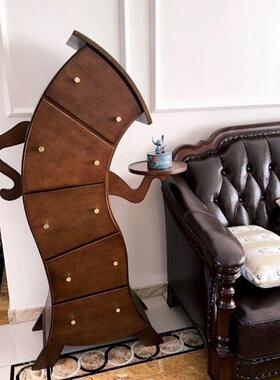 橡胶机人异形床头柜客TJD厅器电视柜收纳柜储物柜房沙发边儿童柜