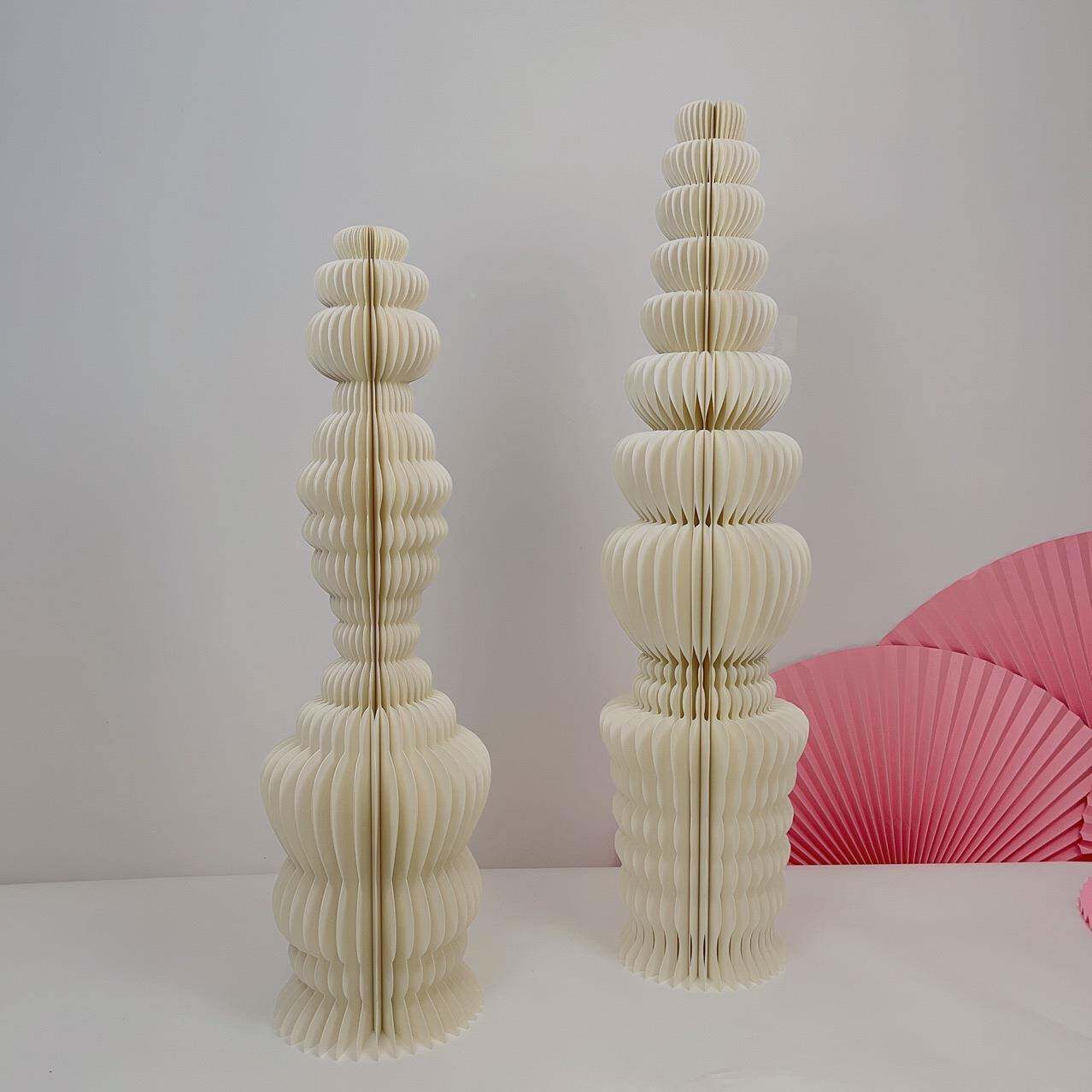 人掌仙风琴纸艺件会展布置折纸展架ZRD气球派对宴宝宝婚庆甜摆品