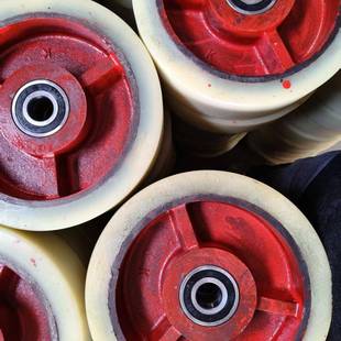 专业生超产重WFT型尼龙脚聚轮氨酯脚超重型轮可来图制作