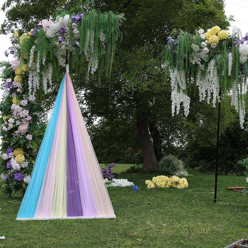 婚庆彩虹顶纱幔纱氛围装饰户网外婚装饰婚庆礼场景舞台OSJ吊背景,节庆用品/礼品,陪嫁用品套装,淘宝优惠券,粉丝福利购,淘宝优惠卷