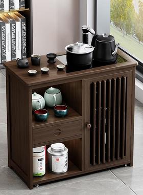 具移动茶桌侧边茶水柜柜泡茶小茶台烧水壶一几体办公室茶置NDN物