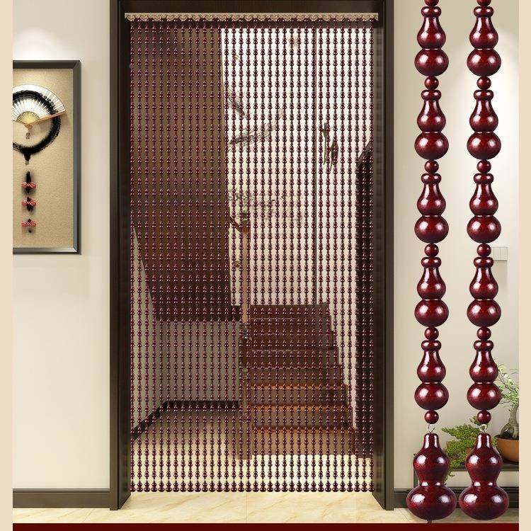 全屏桃木门帘珠帘玄关新客厅生间厕所款风家用隔卫断帘F958THS5子,居家布艺,珠帘/挂帘,淘宝优惠券,粉丝福利购,淘宝优惠卷