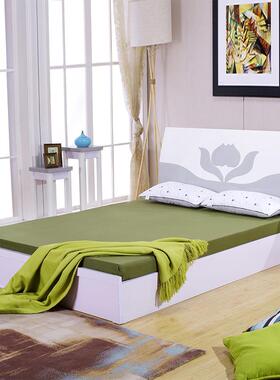 加厚高密硬质度海绵床垫.18m12FS755231.5m单双人1.m床学生宿舍0.